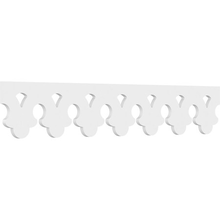 Ekena Millwork Mulberry Architectural Grade PVC Running Trim, 8"H x 5/8"P x 48"L RUNP08X0625X48MUL